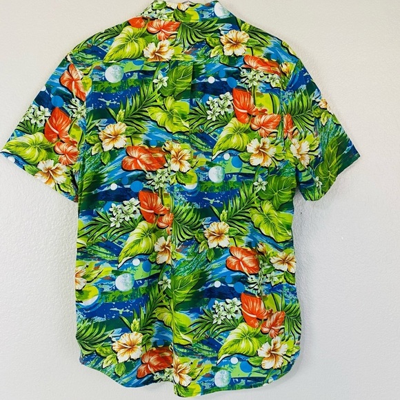 Vans Hawaiian Short Sleeve Button Up Shirt Size L - Picture 3 of 5